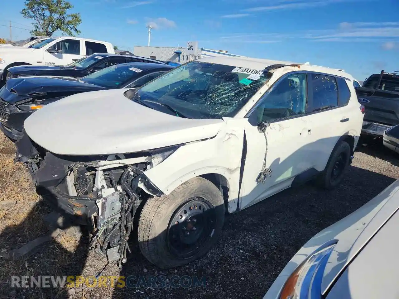 1 Photograph of a damaged car 5N1AT3AB6MC674067 NISSAN ROGUE 2021