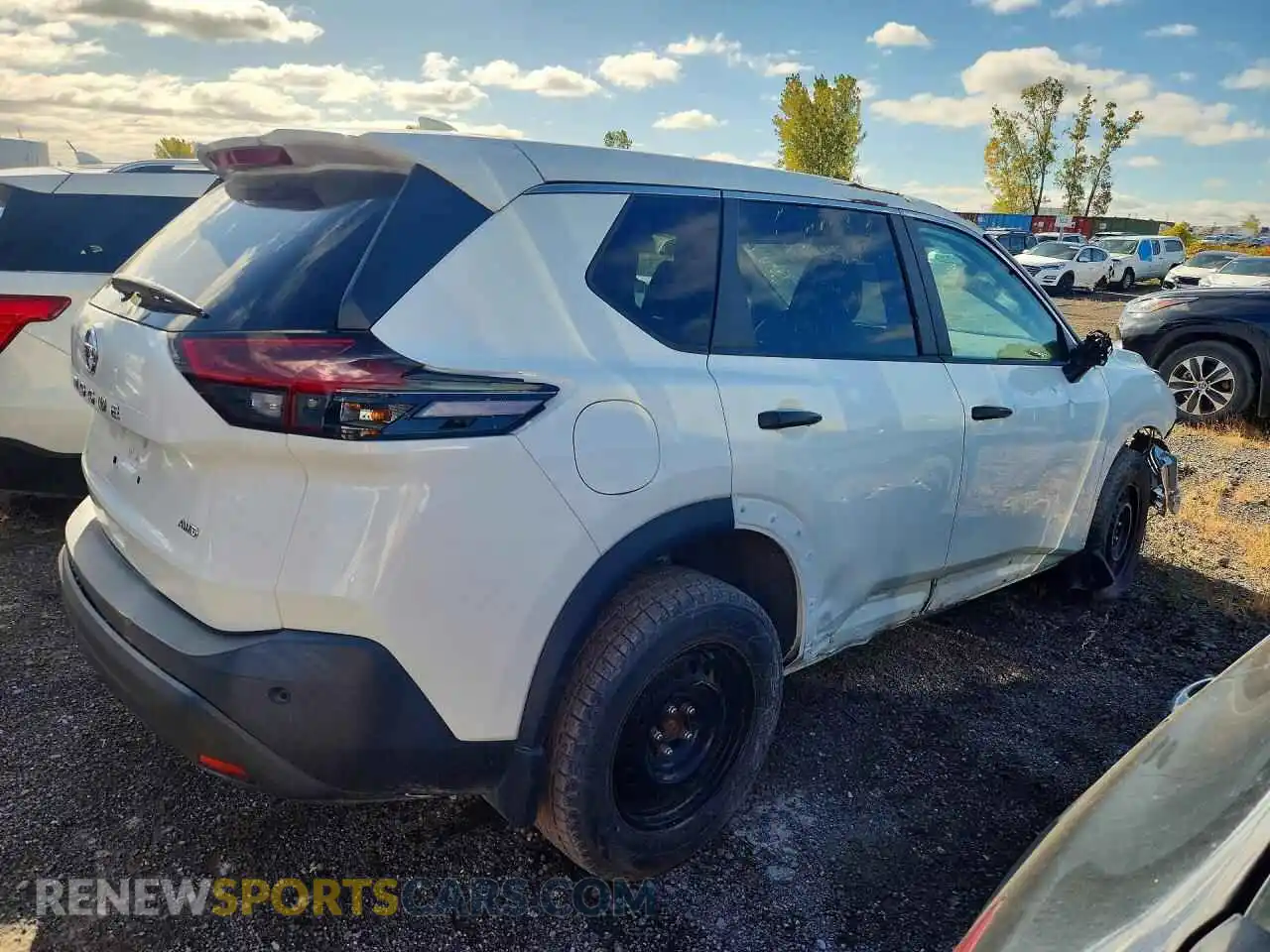 3 Photograph of a damaged car 5N1AT3AB6MC674067 NISSAN ROGUE 2021