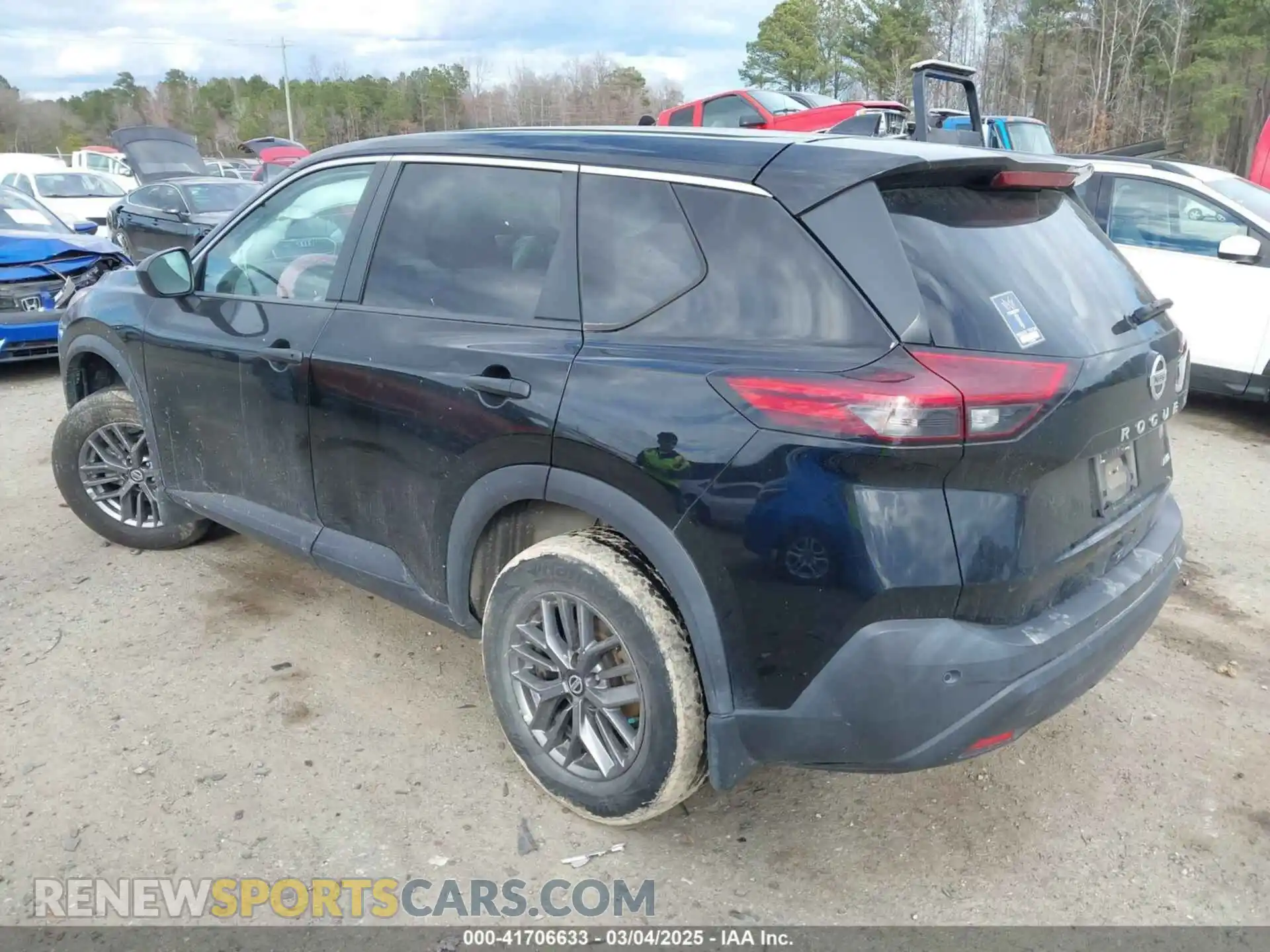 3 Photograph of a damaged car 5N1AT3AB6MC711358 NISSAN ROGUE 2021