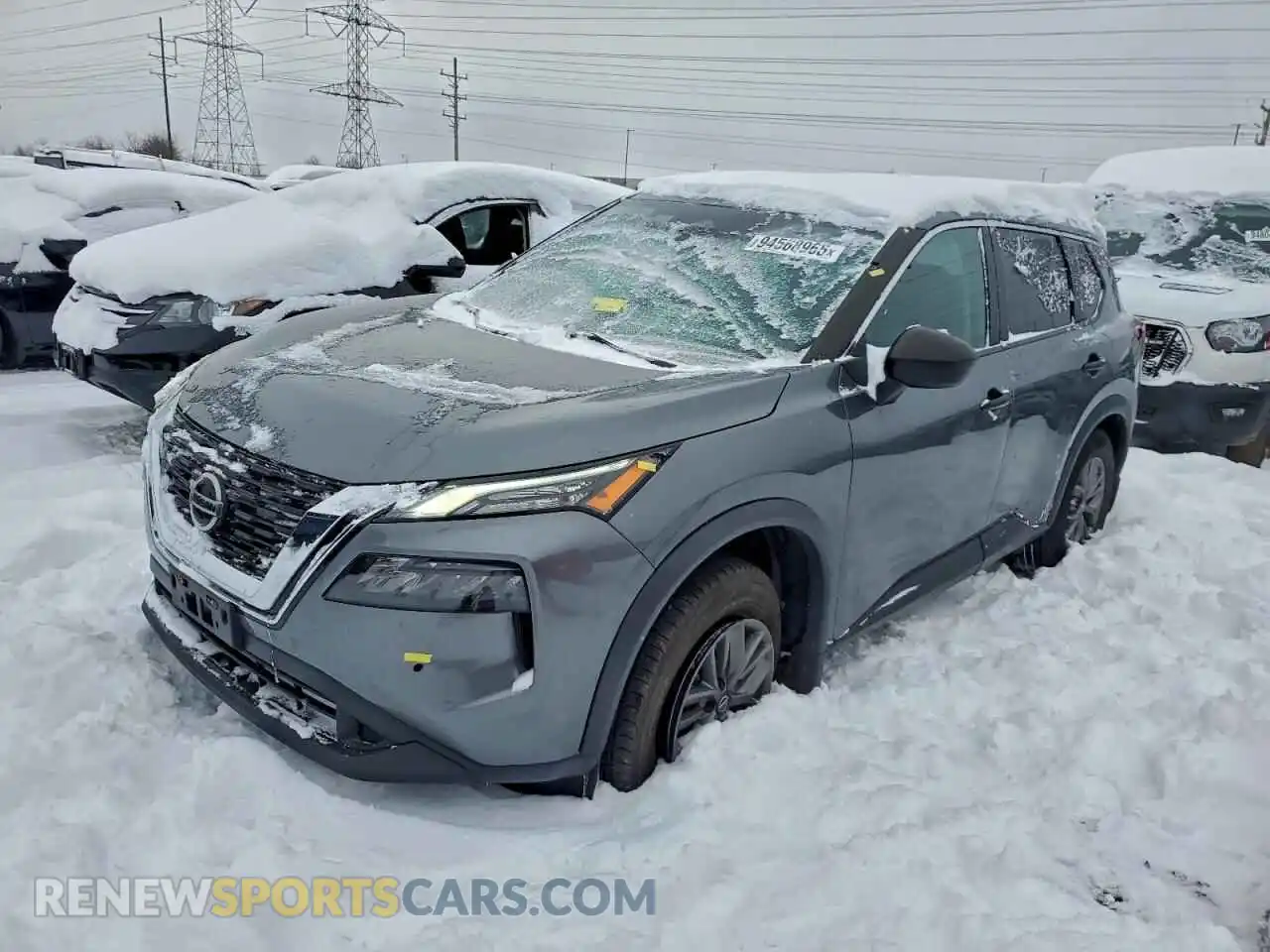 1 Photograph of a damaged car 5N1AT3AB6MC846386 NISSAN ROGUE 2021