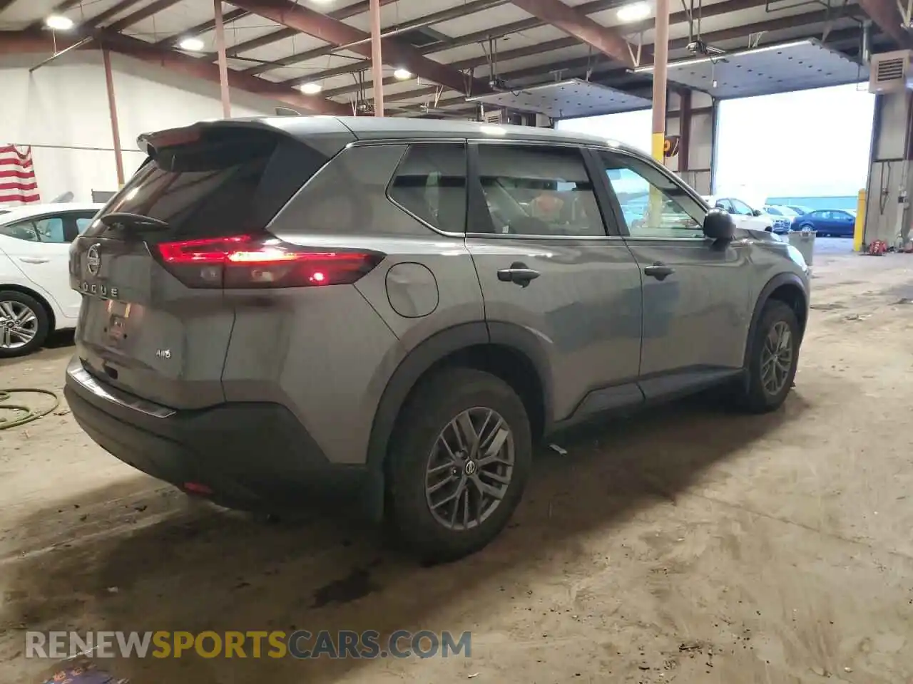 3 Photograph of a damaged car 5N1AT3AB6MC846579 NISSAN ROGUE 2021