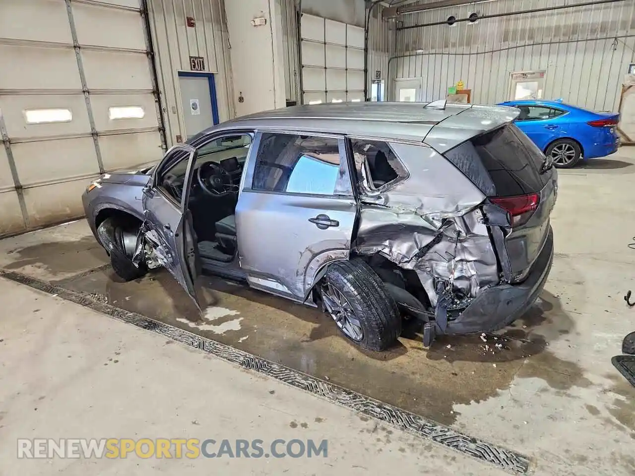 2 Photograph of a damaged car 5N1AT3AB7MC709702 NISSAN ROGUE 2021