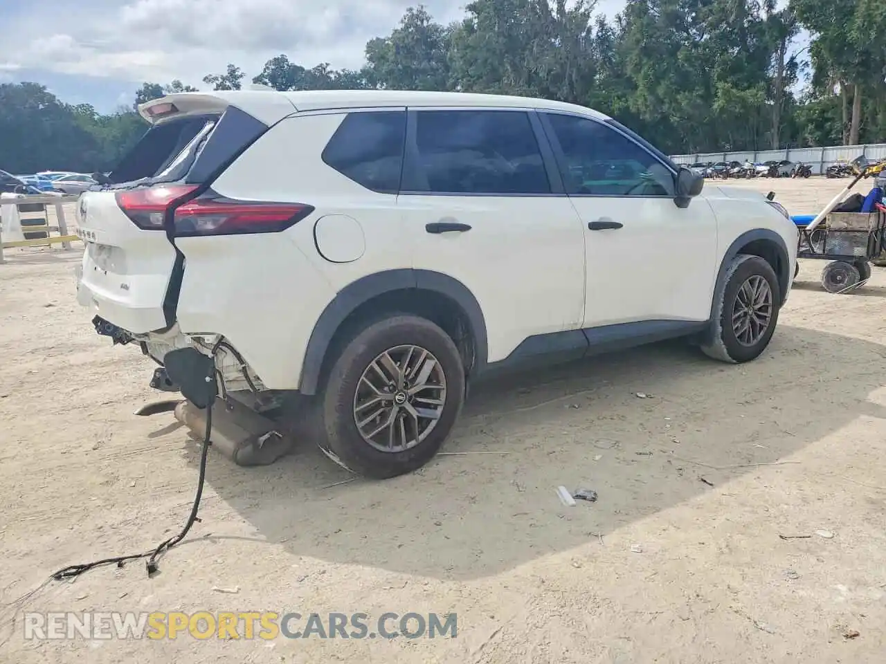 3 Photograph of a damaged car 5N1AT3AB7MC754106 NISSAN ROGUE 2021