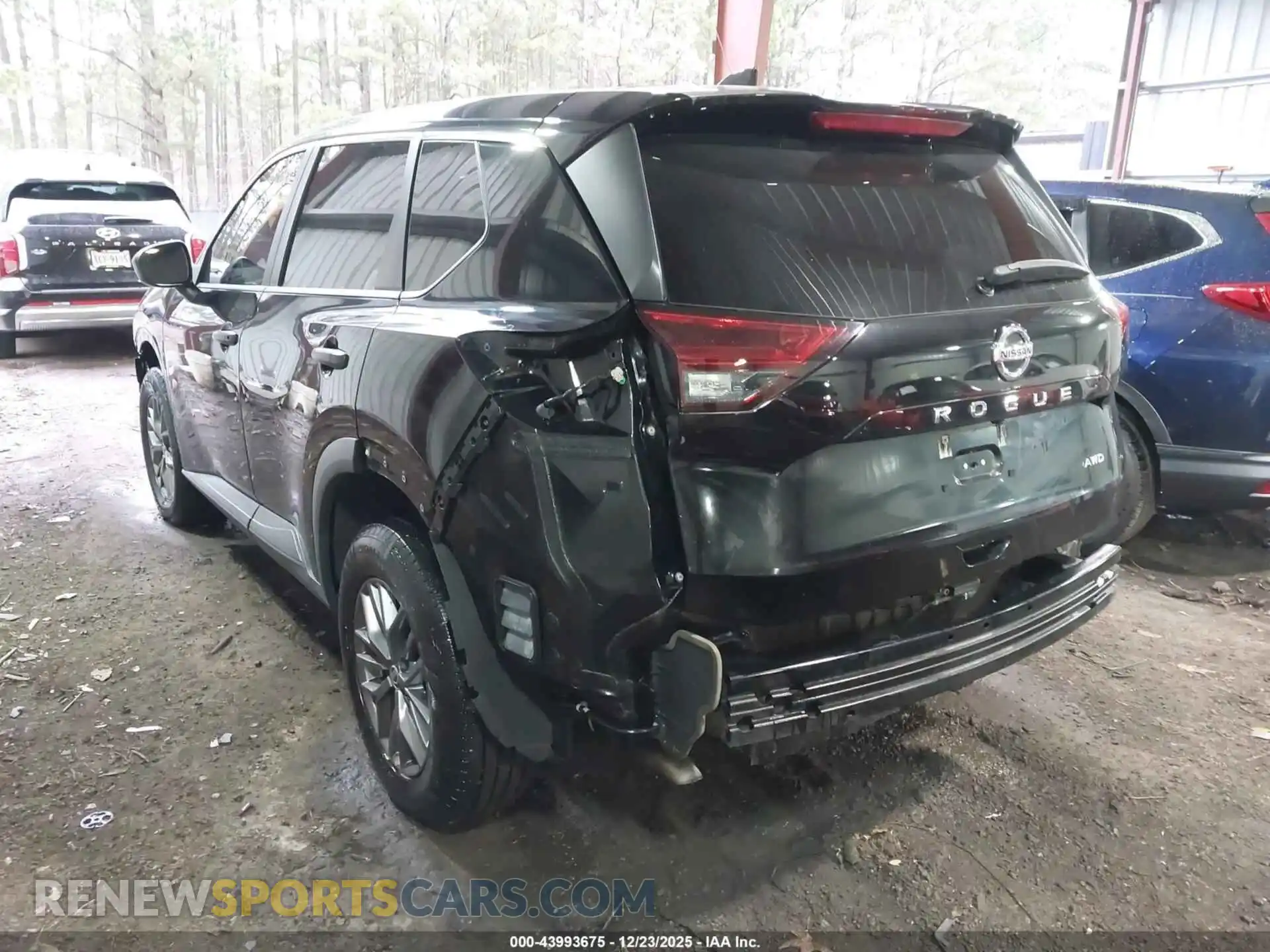 3 Photograph of a damaged car 5N1AT3AB7MC773433 NISSAN ROGUE 2021