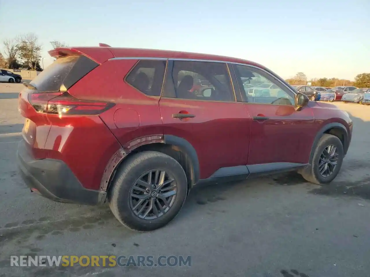 3 Photograph of a damaged car 5N1AT3AB7MC812795 NISSAN ROGUE 2021