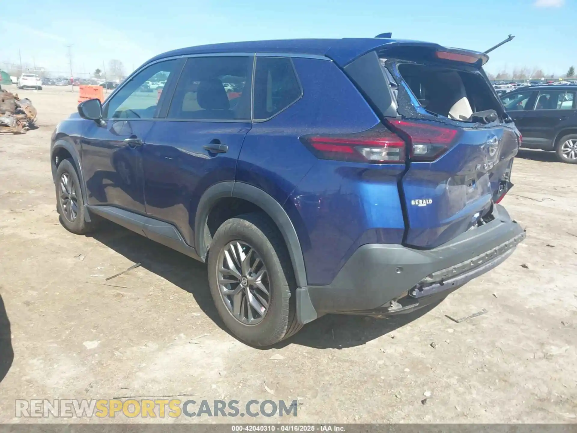 3 Photograph of a damaged car 5N1AT3AB7MC849121 NISSAN ROGUE 2021