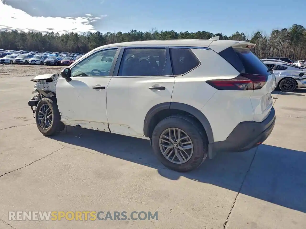 2 Photograph of a damaged car 5N1AT3AB8MC829380 NISSAN ROGUE 2021
