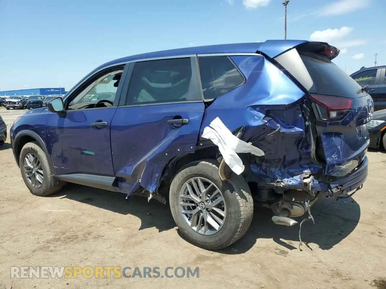 2 fotografías del automóvil dañado 5N1AT3AB8MC834417 NISSAN ROGUE 2021