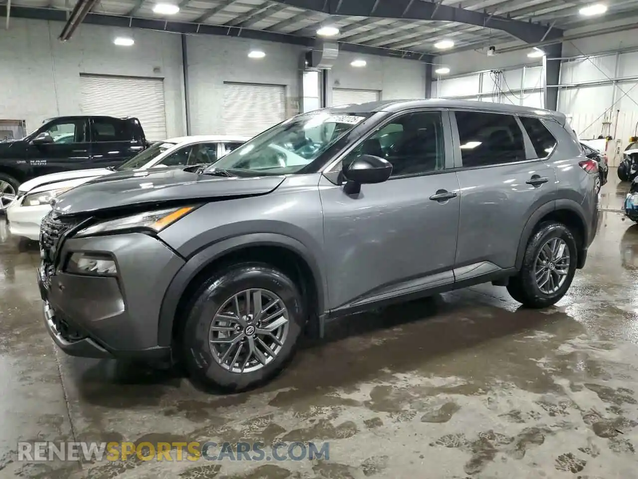 1 Photograph of a damaged car 5N1AT3AB8MC840802 NISSAN ROGUE 2021