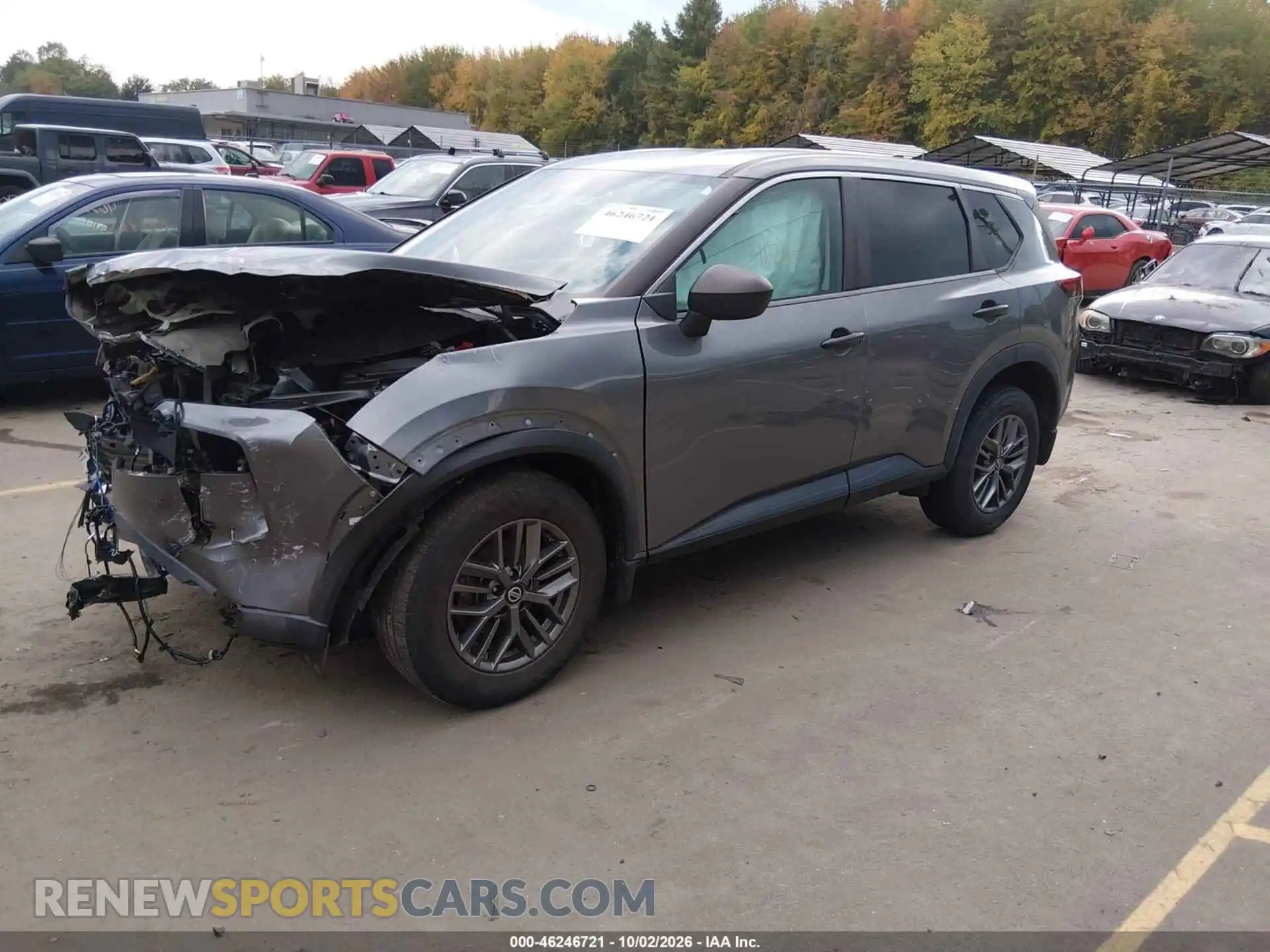 2 Photograph of a damaged car 5N1AT3AB8MC848916 NISSAN ROGUE 2021