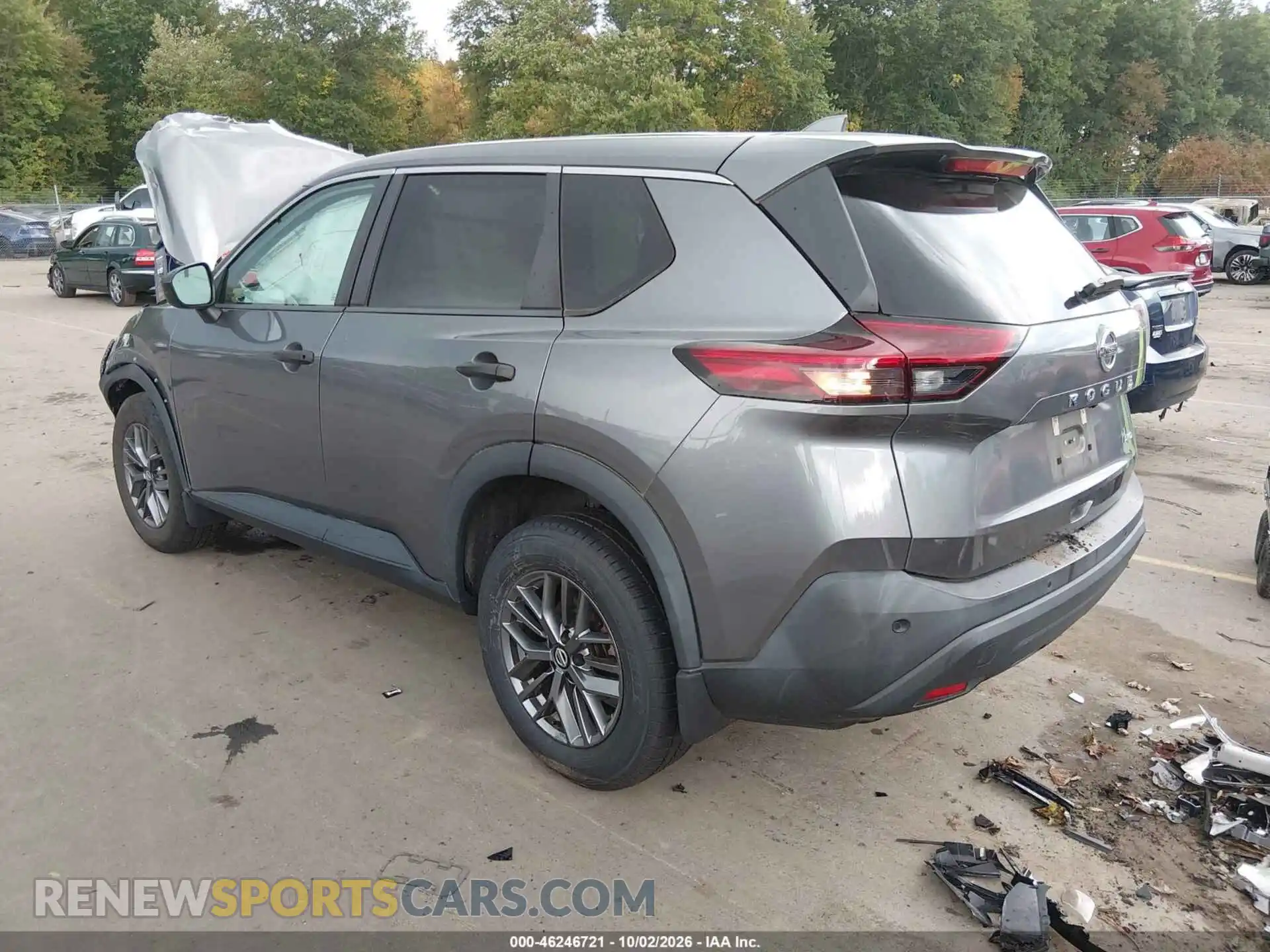 3 Photograph of a damaged car 5N1AT3AB8MC848916 NISSAN ROGUE 2021