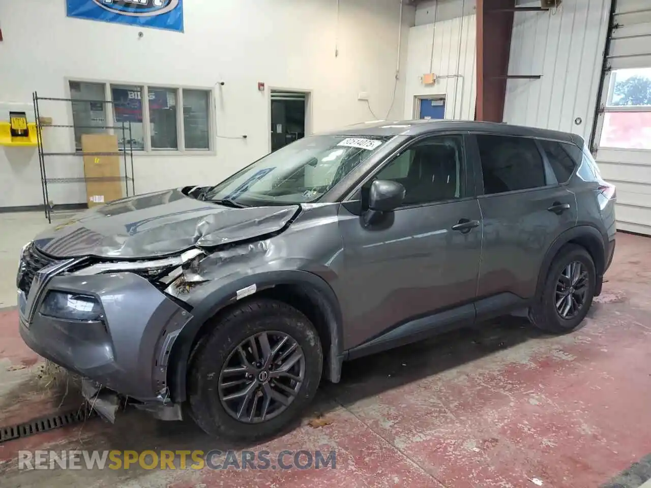 1 Photograph of a damaged car 5N1AT3AB9MC696466 NISSAN ROGUE 2021