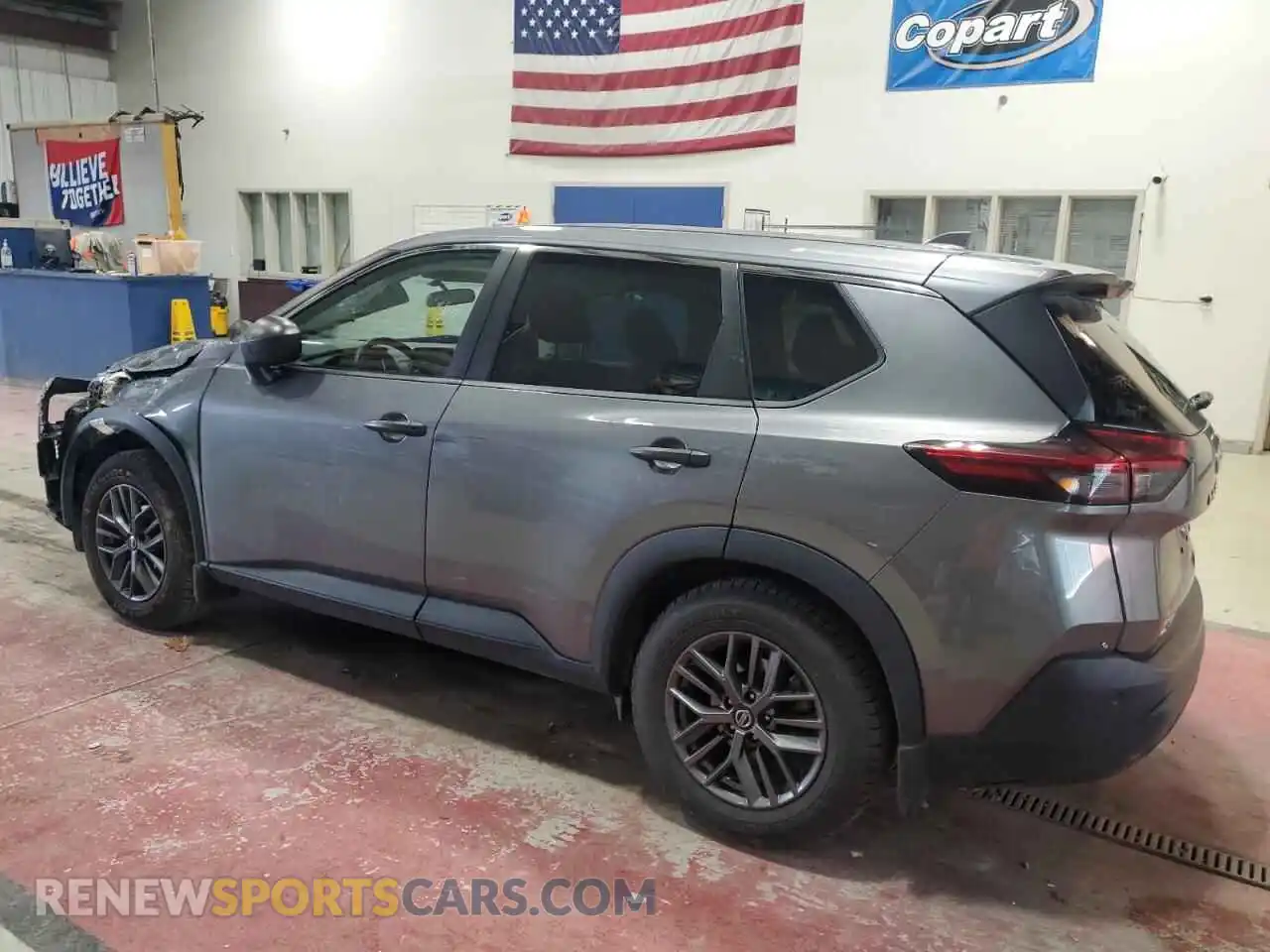 2 Photograph of a damaged car 5N1AT3AB9MC696466 NISSAN ROGUE 2021