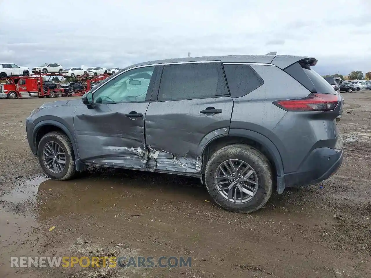 2 Photograph of a damaged car 5N1AT3AB9MC727229 NISSAN ROGUE 2021