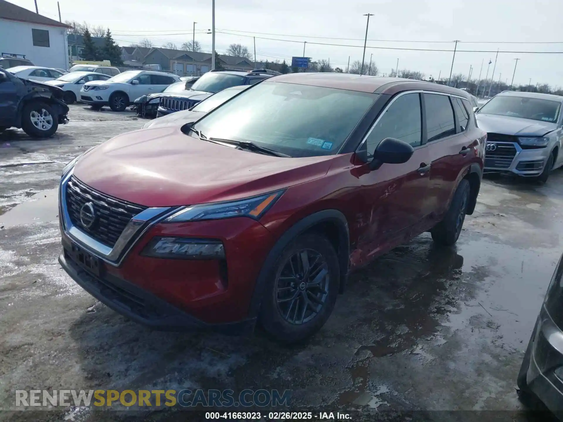 2 Photograph of a damaged car 5N1AT3ABXMC692538 NISSAN ROGUE 2021