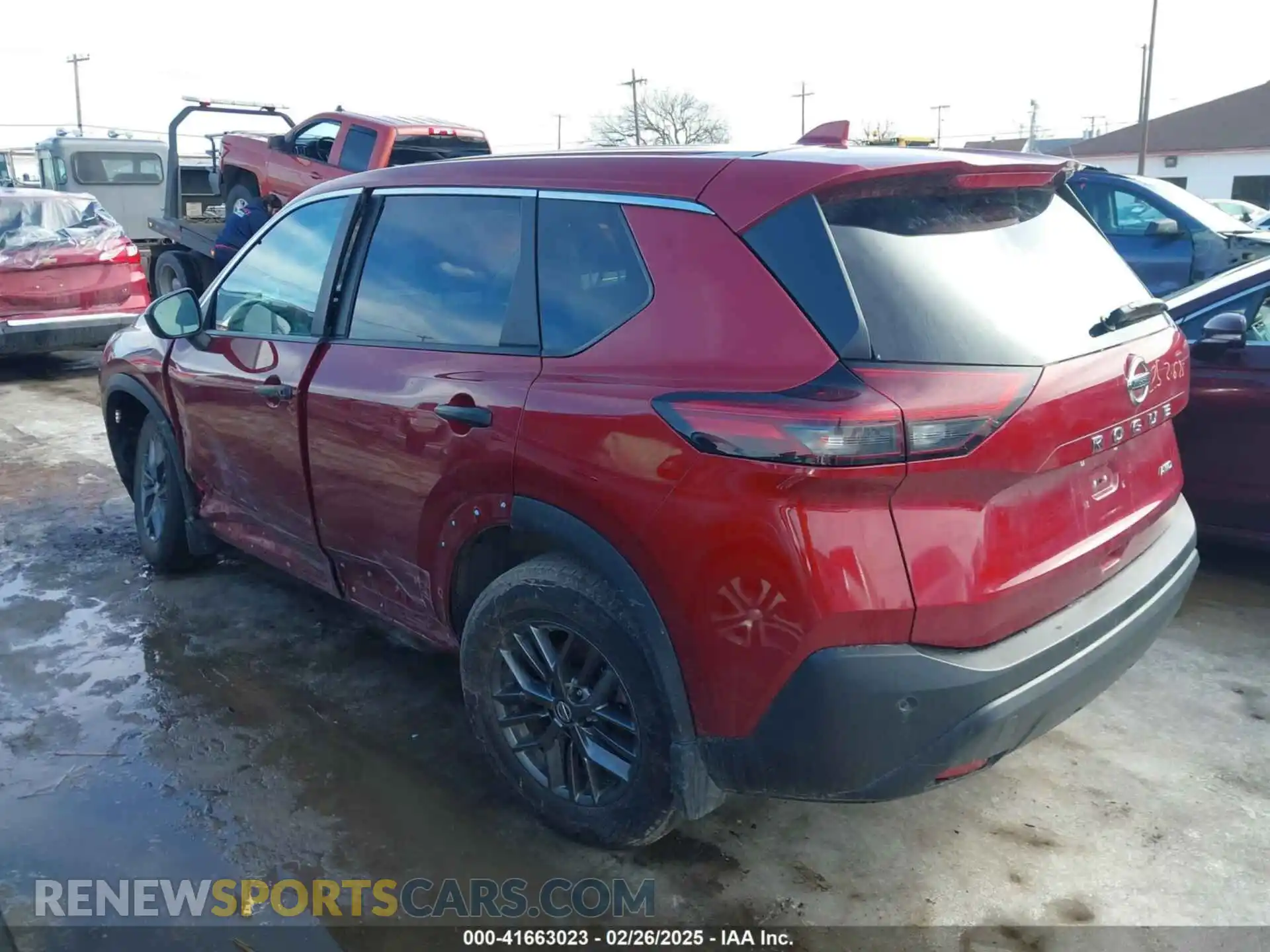 3 Photograph of a damaged car 5N1AT3ABXMC692538 NISSAN ROGUE 2021