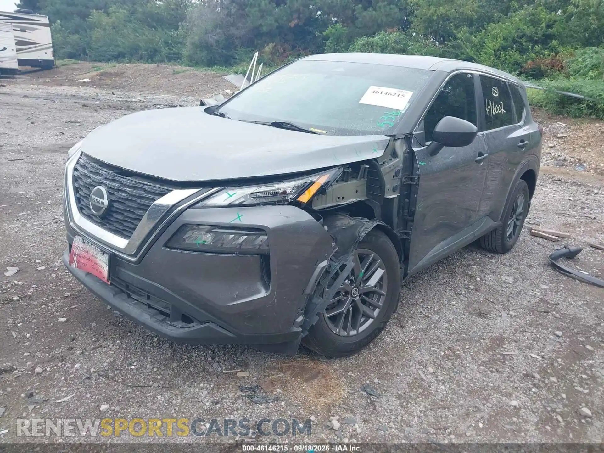 2 Photograph of a damaged car 5N1AT3ABXMC696007 NISSAN ROGUE 2021
