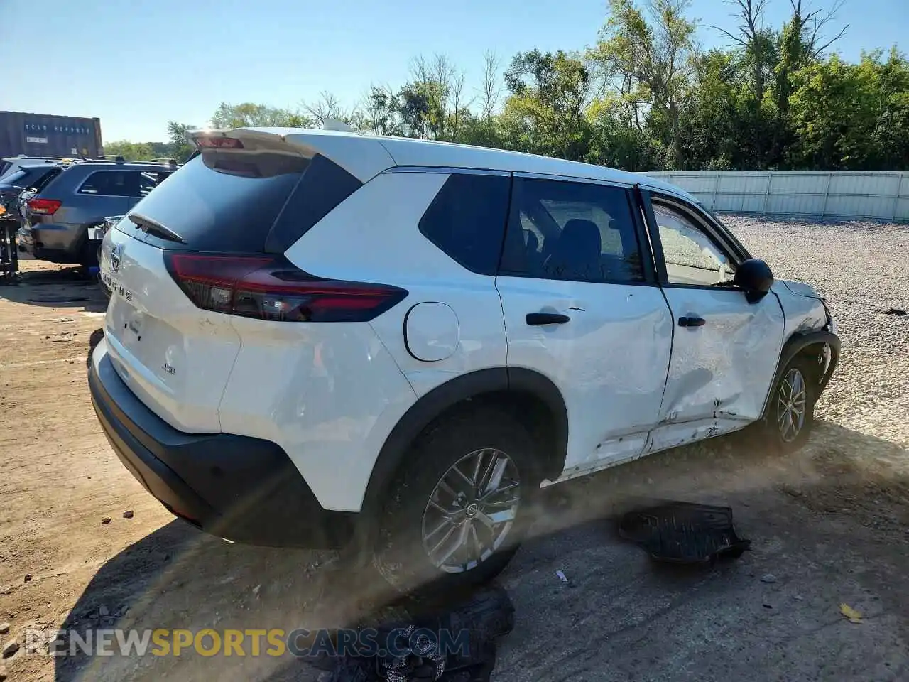3 fotografías del automóvil dañado 5N1AT3ABXMC847332 NISSAN ROGUE 2021