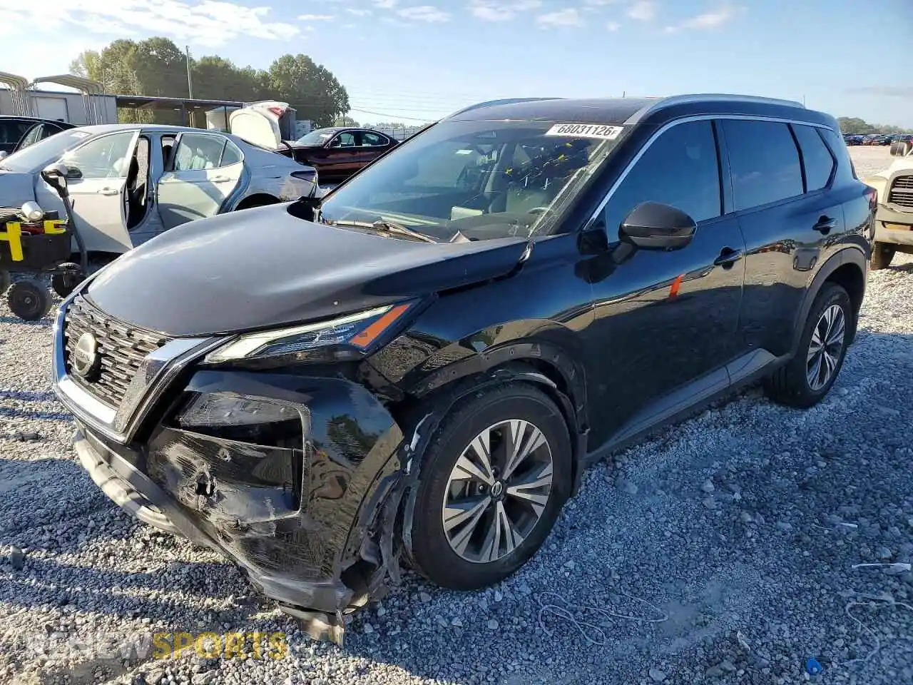 1 Photograph of a damaged car 5N1AT3BA0MC673907 NISSAN ROGUE 2021