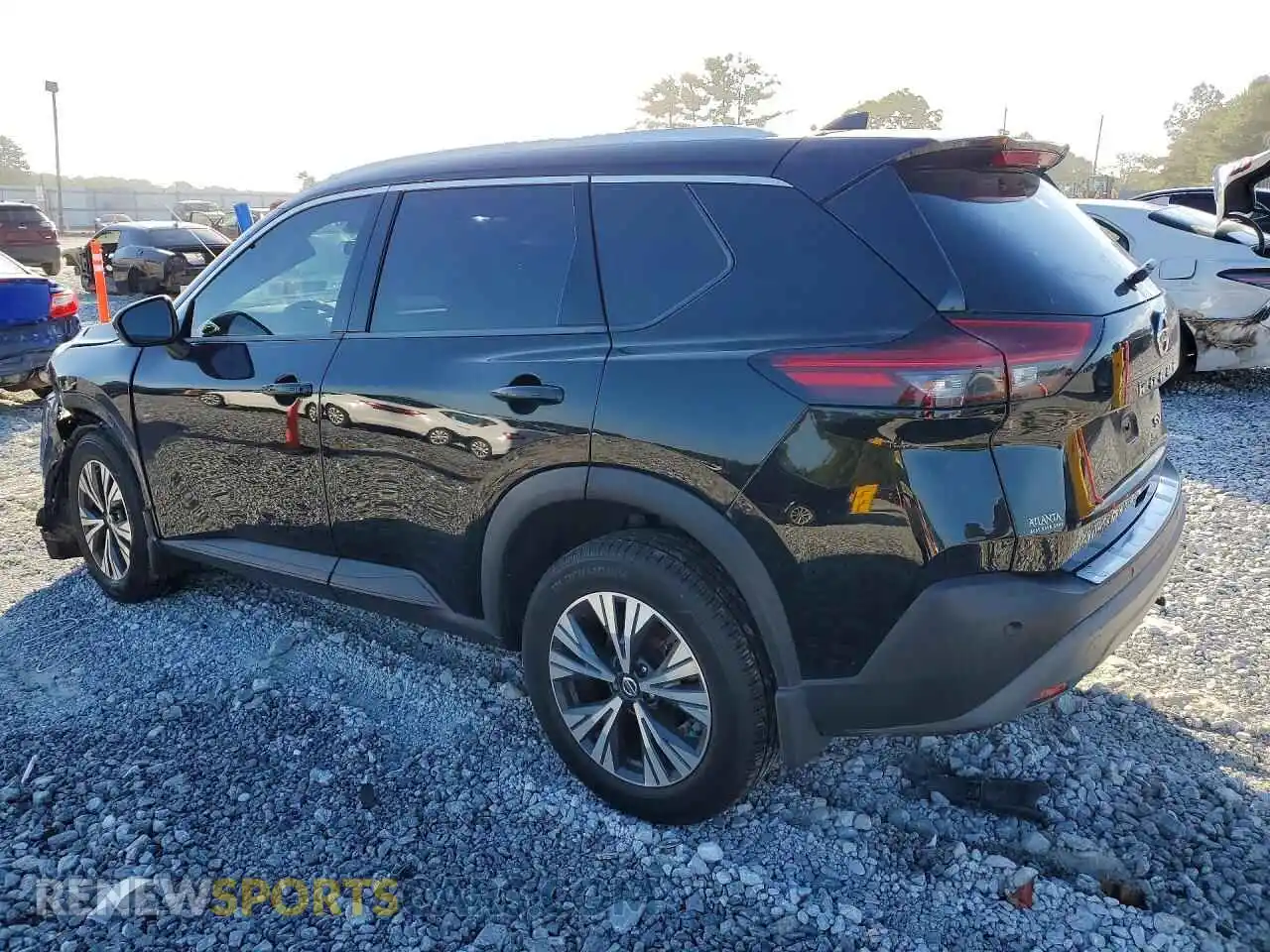 2 Photograph of a damaged car 5N1AT3BA0MC673907 NISSAN ROGUE 2021