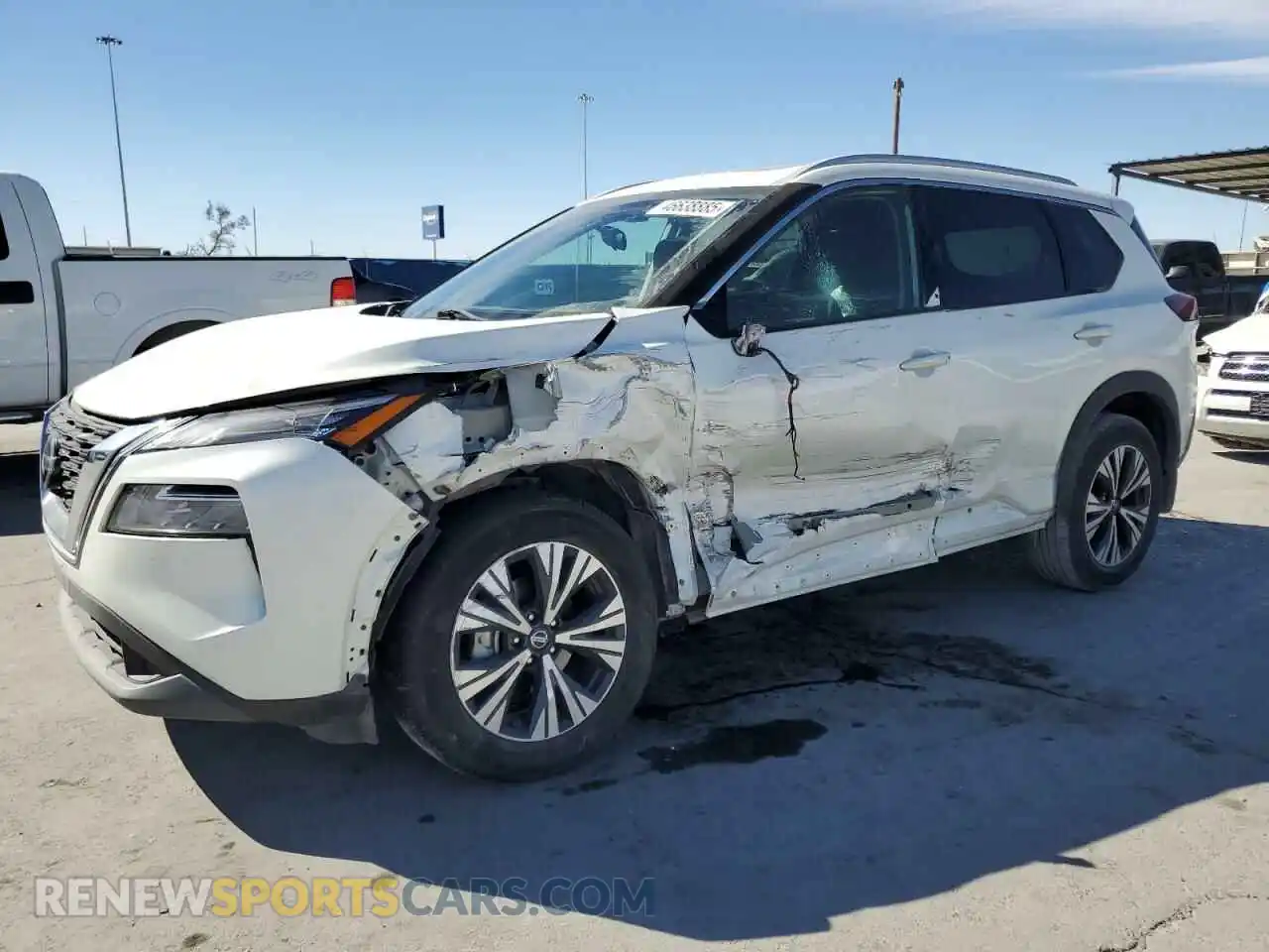 1 Photograph of a damaged car 5N1AT3BA0MC682574 NISSAN ROGUE 2021