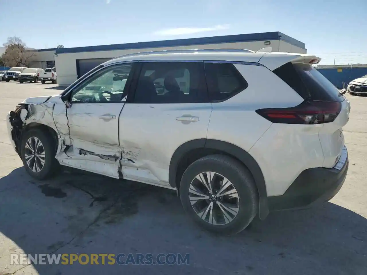 2 Photograph of a damaged car 5N1AT3BA0MC682574 NISSAN ROGUE 2021