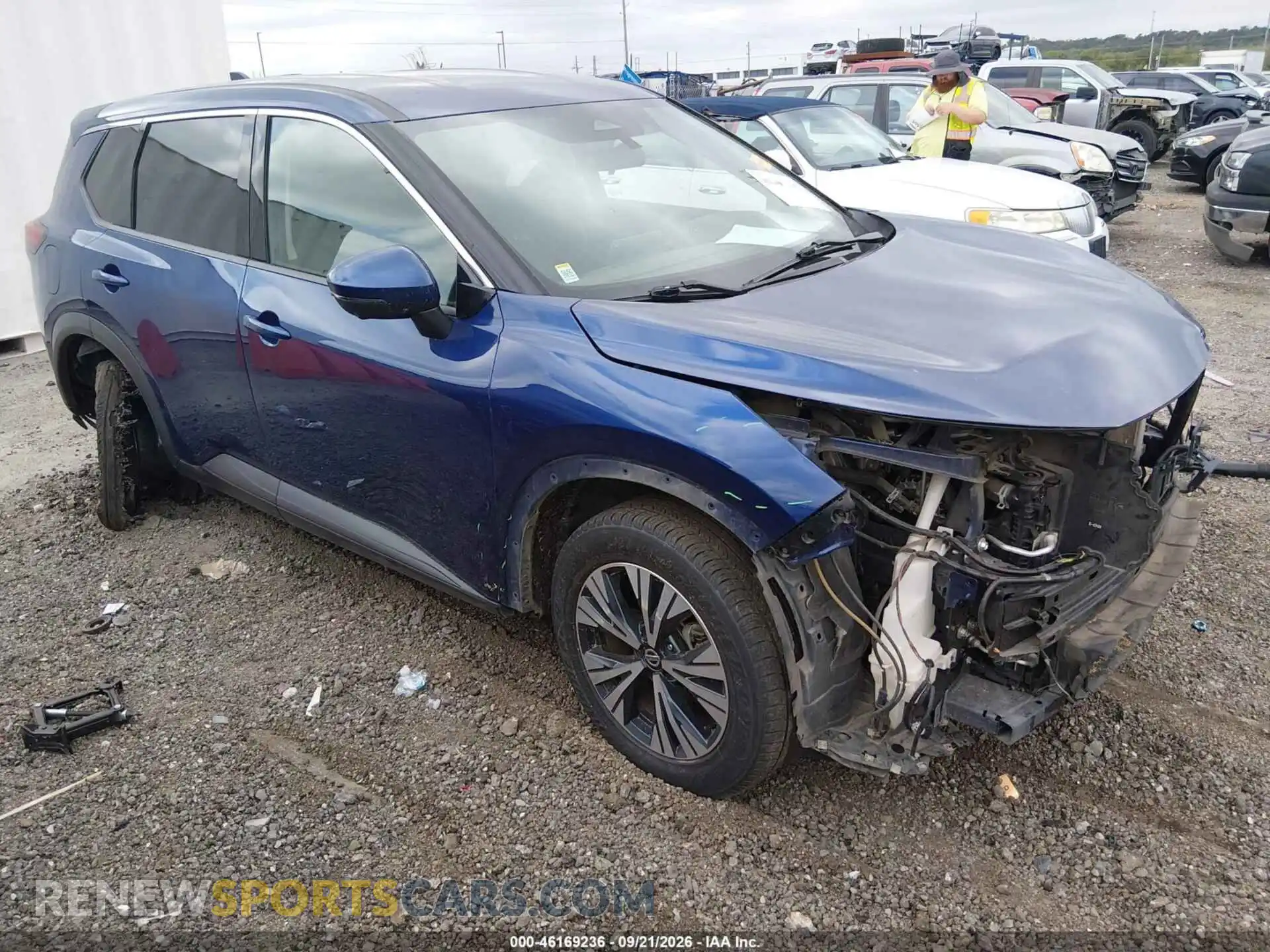 1 Photograph of a damaged car 5N1AT3BA0MC707246 NISSAN ROGUE 2021