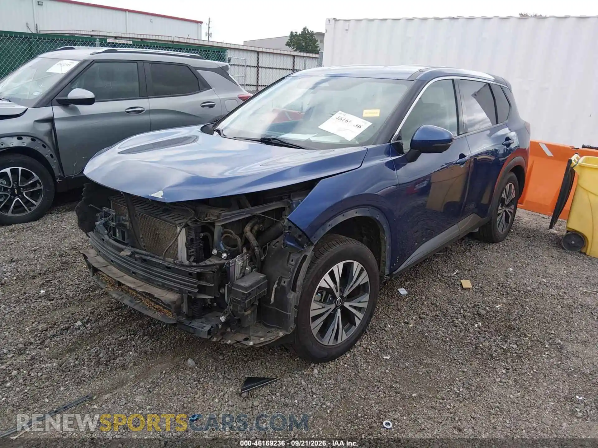 2 Photograph of a damaged car 5N1AT3BA0MC707246 NISSAN ROGUE 2021