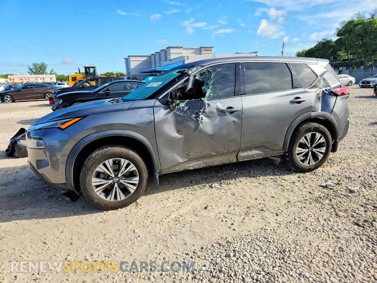 1 Photograph of a damaged car 5N1AT3BA0MC712544 NISSAN ROGUE 2021