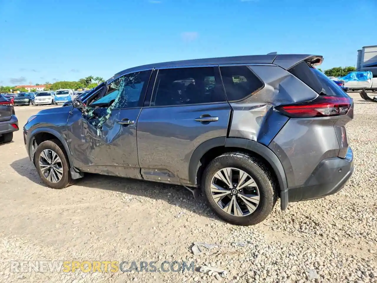2 Photograph of a damaged car 5N1AT3BA0MC712544 NISSAN ROGUE 2021