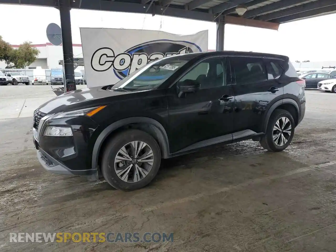 1 Photograph of a damaged car 5N1AT3BA0MC739341 NISSAN ROGUE 2021
