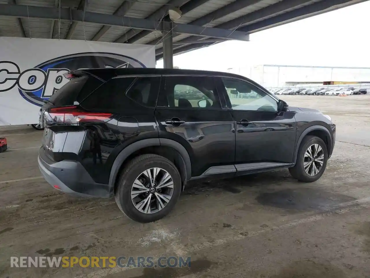 3 Photograph of a damaged car 5N1AT3BA0MC739341 NISSAN ROGUE 2021