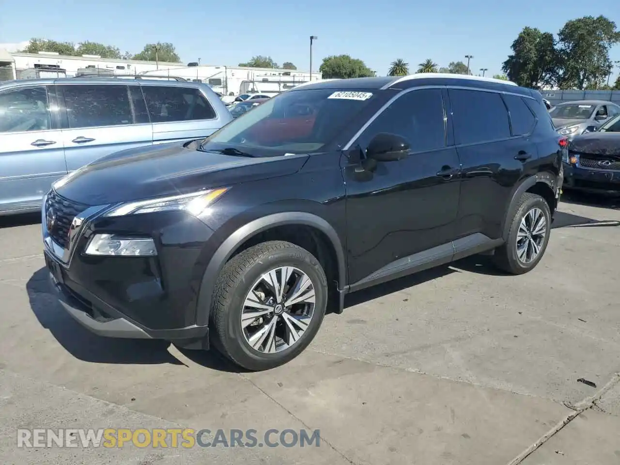 1 Photograph of a damaged car 5N1AT3BA0MC747536 NISSAN ROGUE 2021