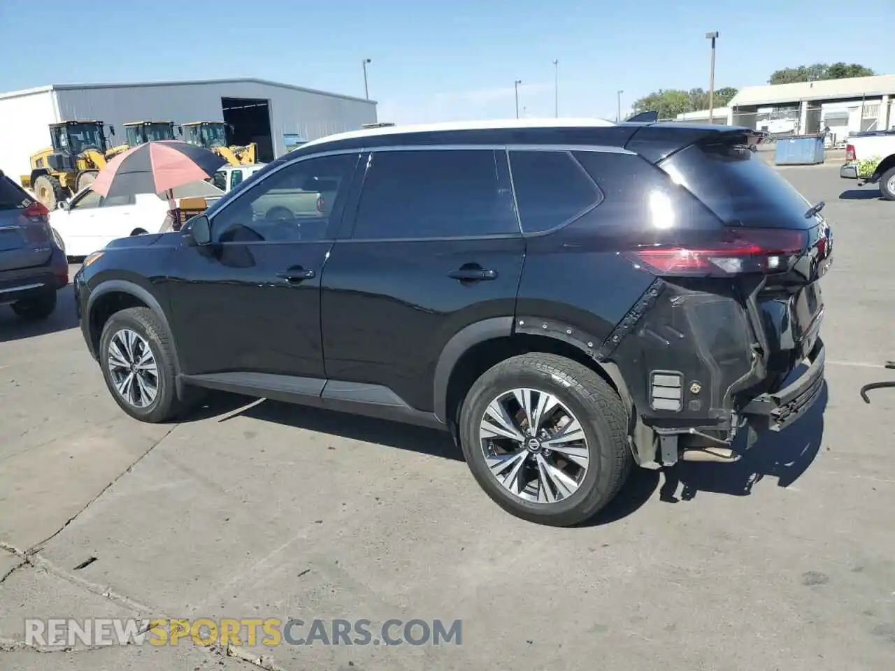 2 Photograph of a damaged car 5N1AT3BA0MC747536 NISSAN ROGUE 2021