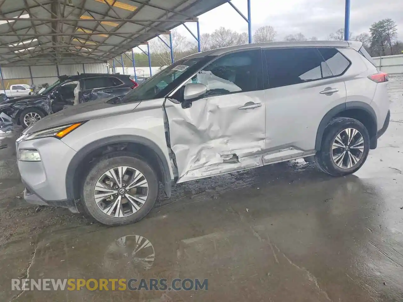 1 Photograph of a damaged car 5N1AT3BA0MC820176 NISSAN ROGUE 2021