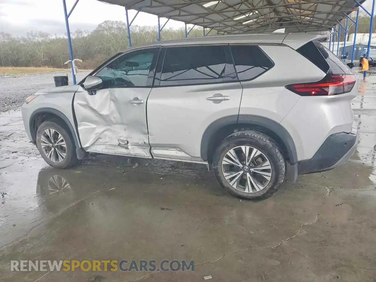 2 Photograph of a damaged car 5N1AT3BA0MC820176 NISSAN ROGUE 2021