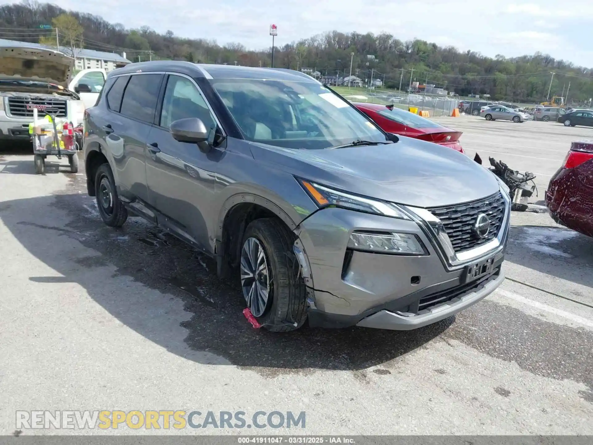 1 Photograph of a damaged car 5N1AT3BA1MC672278 NISSAN ROGUE 2021
