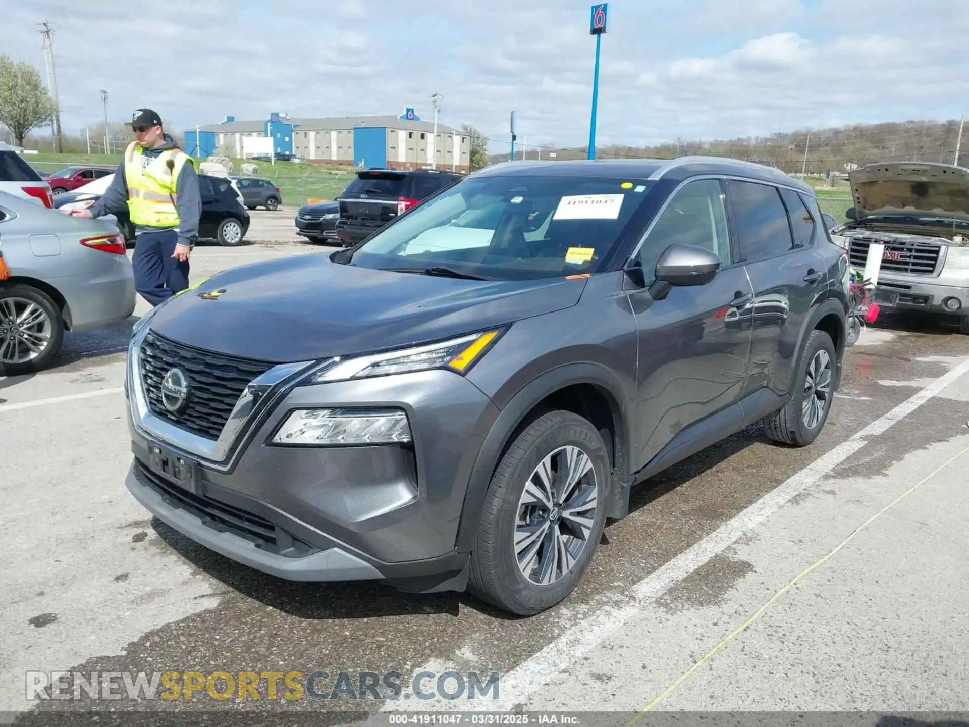 2 Photograph of a damaged car 5N1AT3BA1MC672278 NISSAN ROGUE 2021