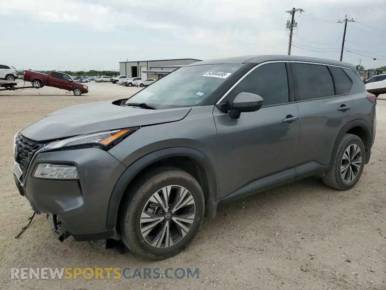 1 Photograph of a damaged car 5N1AT3BA1MC674712 NISSAN ROGUE 2021