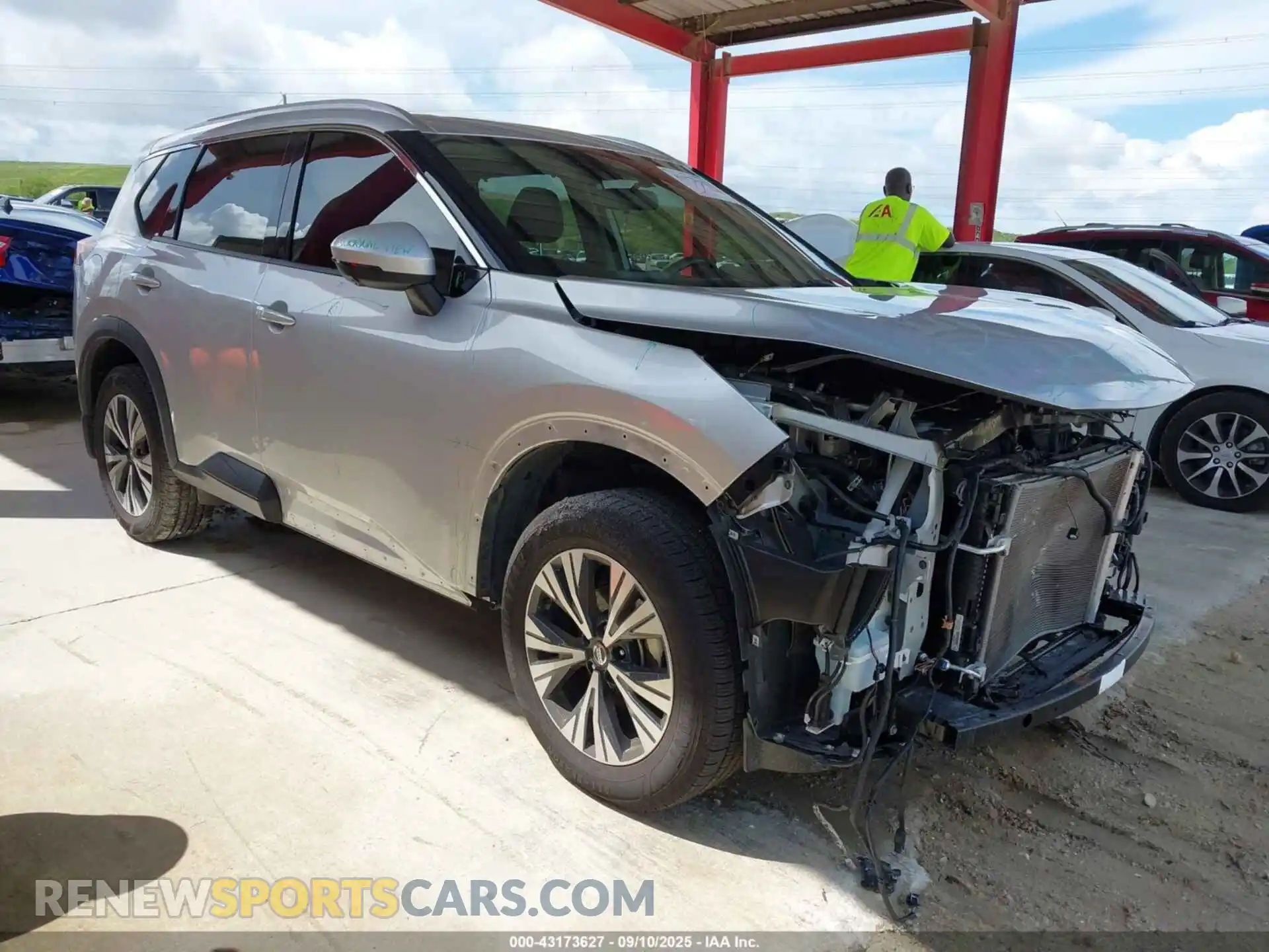 1 fotografías del automóvil dañado 5N1AT3BA1MC676430 NISSAN ROGUE 2021