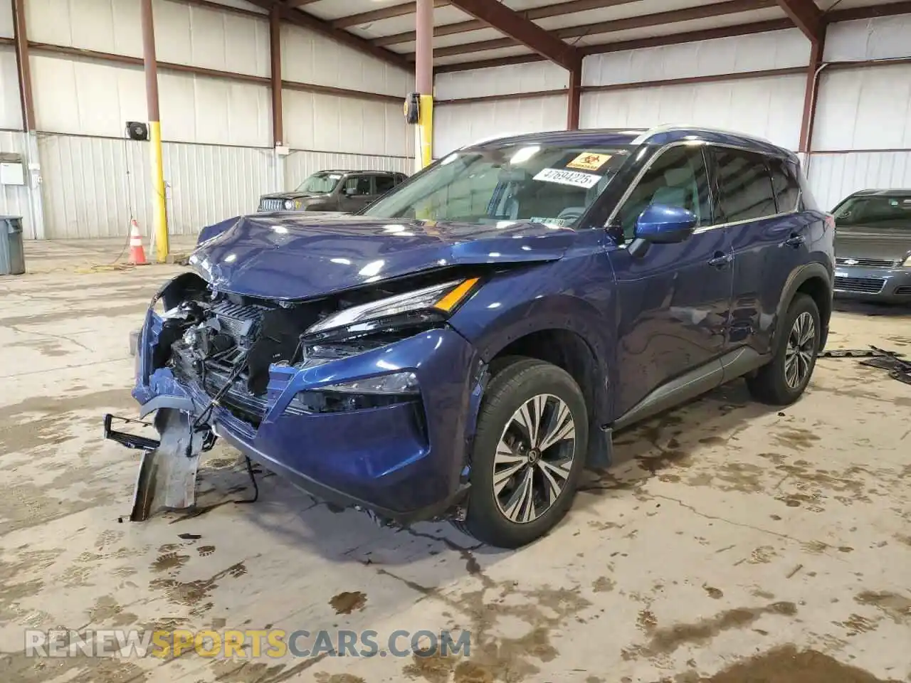 1 Photograph of a damaged car 5N1AT3BA1MC683913 NISSAN ROGUE 2021