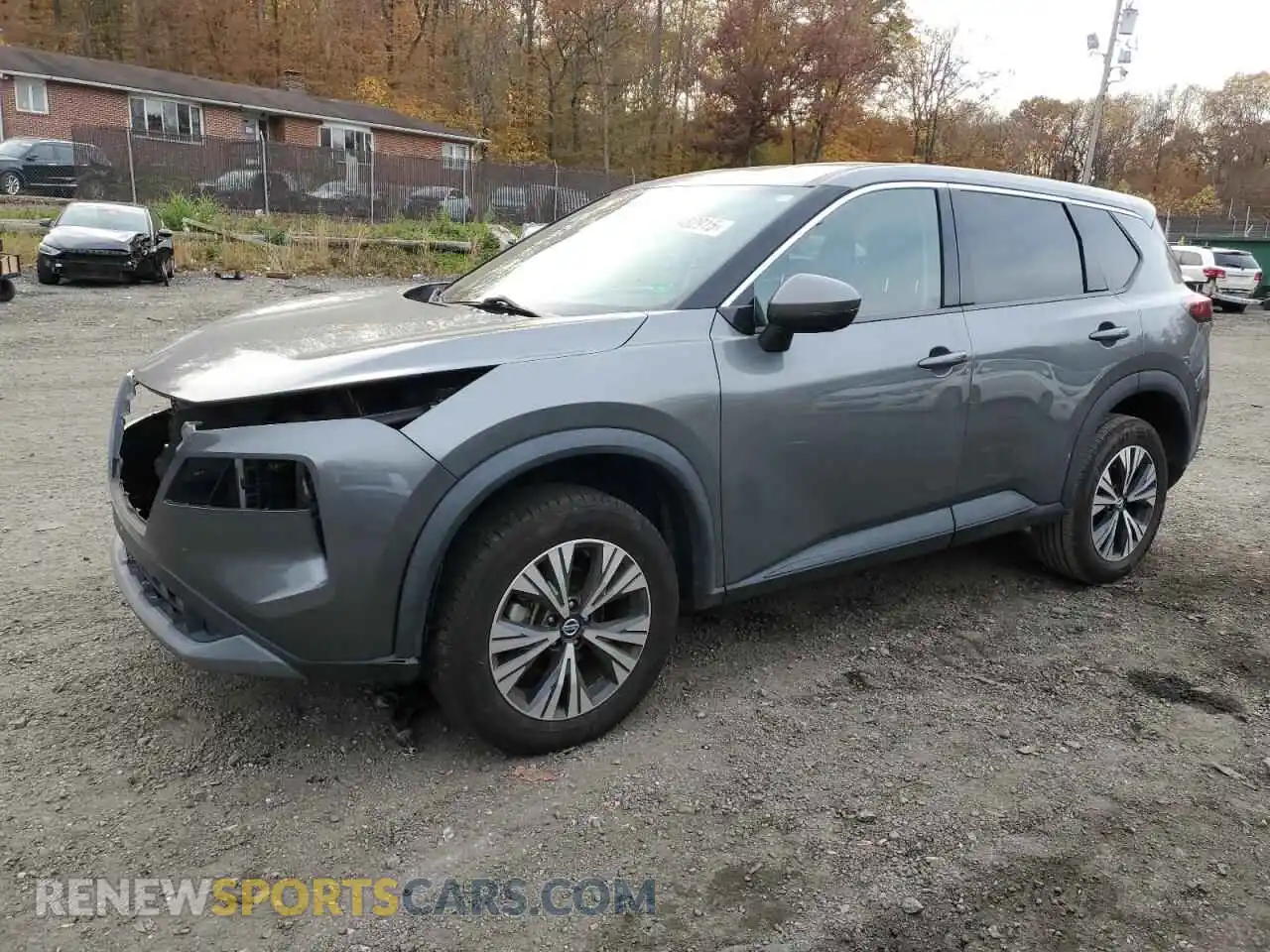 1 Photograph of a damaged car 5N1AT3BA1MC688352 NISSAN ROGUE 2021