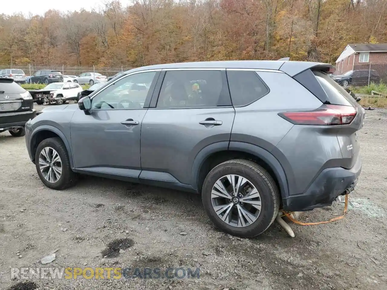 2 Photograph of a damaged car 5N1AT3BA1MC688352 NISSAN ROGUE 2021