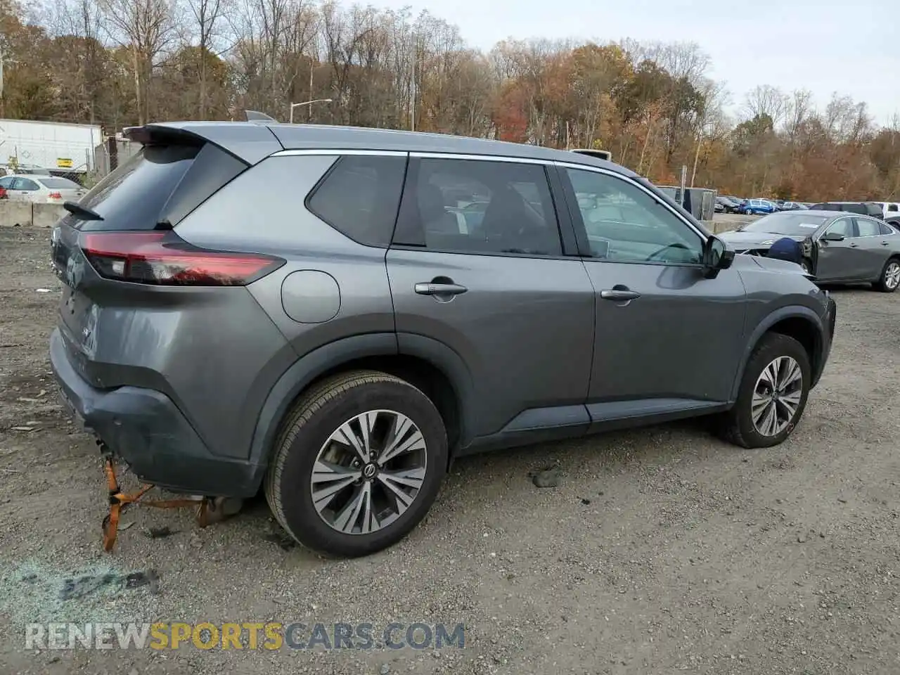 3 Photograph of a damaged car 5N1AT3BA1MC688352 NISSAN ROGUE 2021