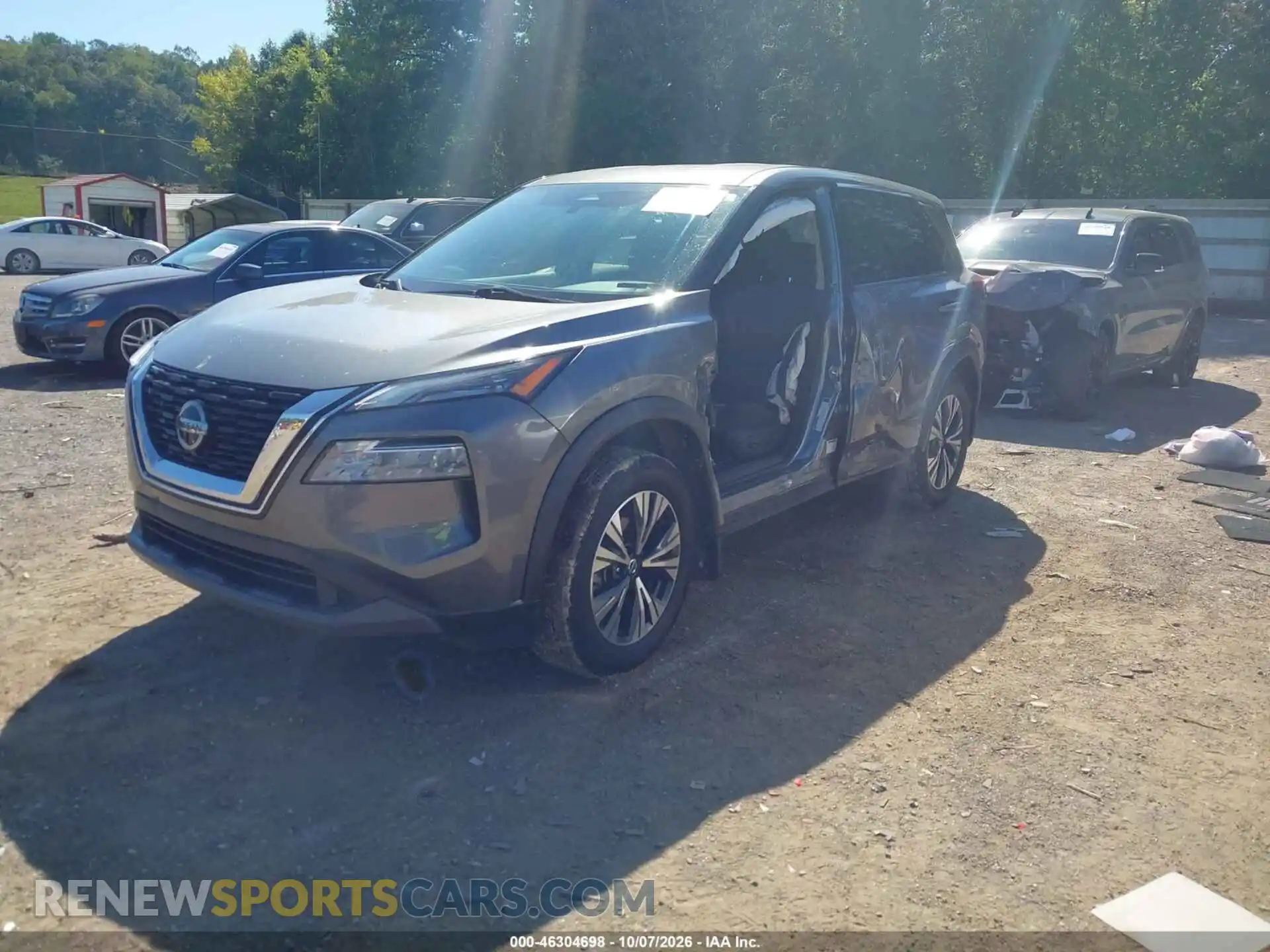 2 Photograph of a damaged car 5N1AT3BA1MC693910 NISSAN ROGUE 2021