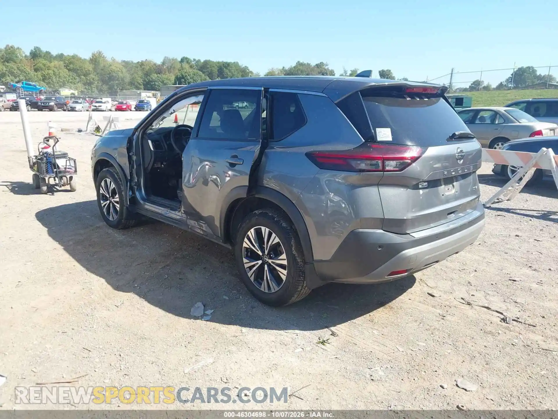 3 Photograph of a damaged car 5N1AT3BA1MC693910 NISSAN ROGUE 2021