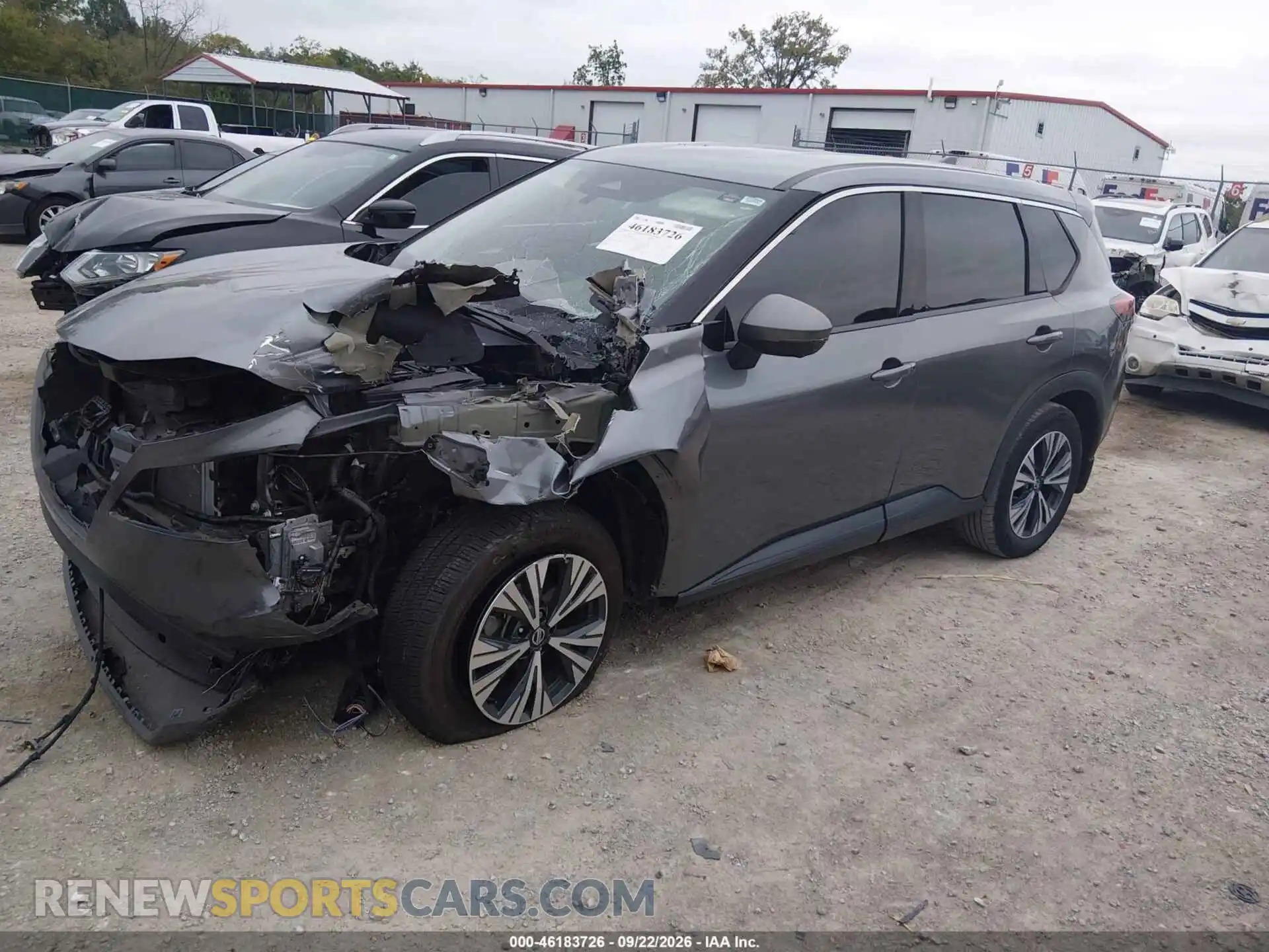 2 fotografías del automóvil dañado 5N1AT3BA1MC699531 NISSAN ROGUE 2021
