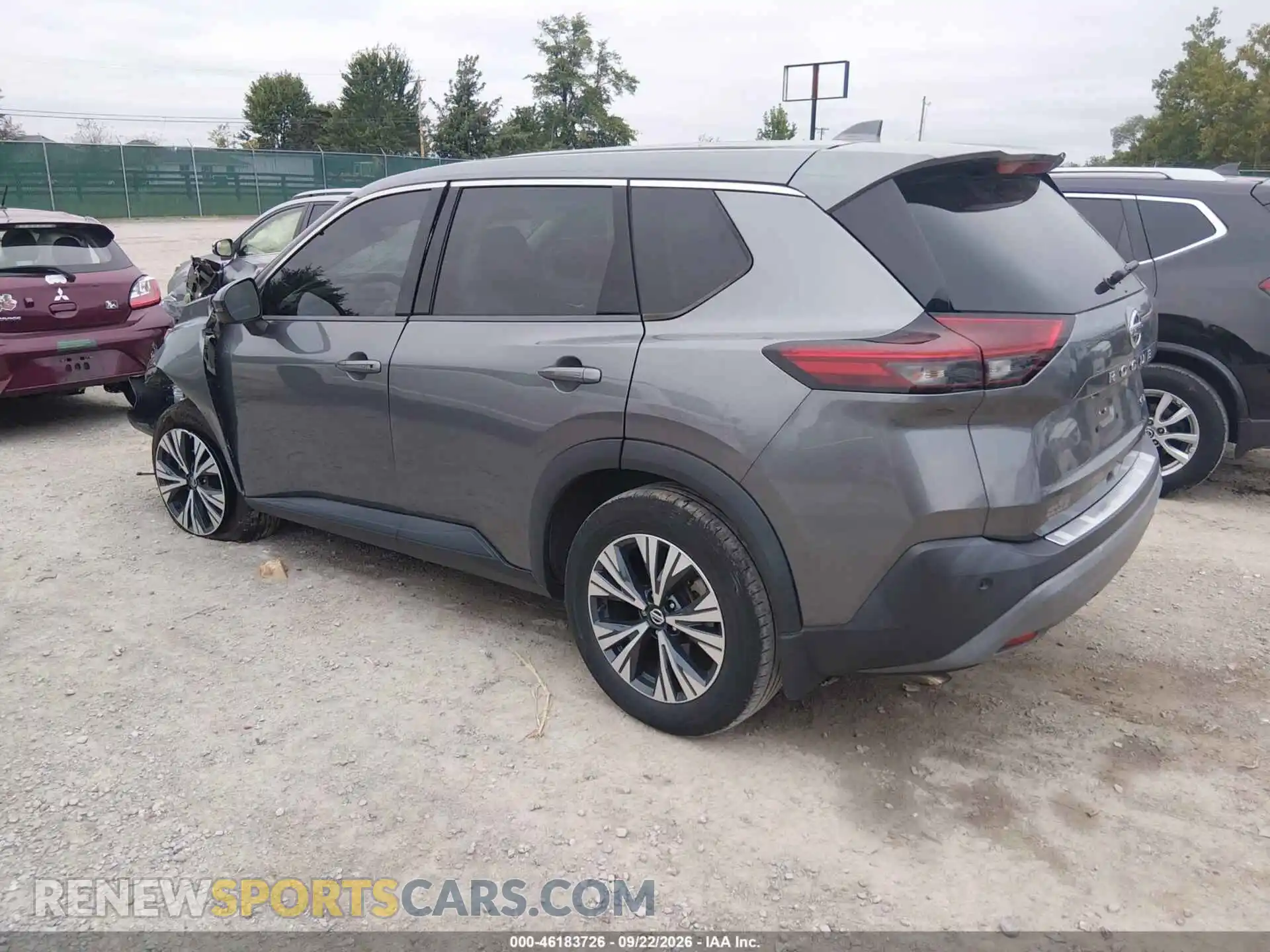 3 fotografías del automóvil dañado 5N1AT3BA1MC699531 NISSAN ROGUE 2021