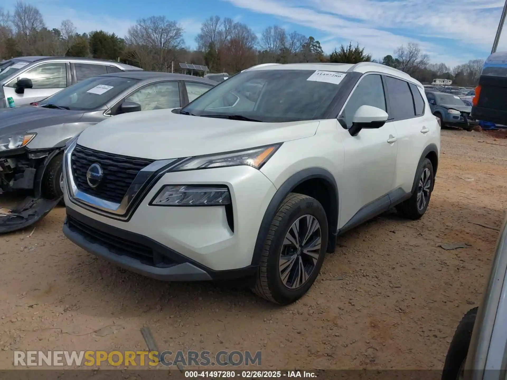 2 Photograph of a damaged car 5N1AT3BA1MC710253 NISSAN ROGUE 2021