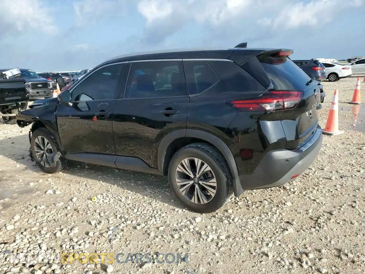2 Photograph of a damaged car 5N1AT3BA1MC725299 NISSAN ROGUE 2021